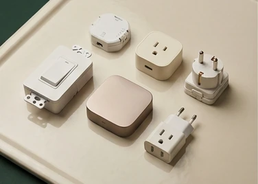 Smart switches, outlets and hub arranged together