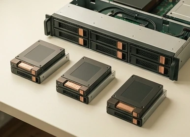 Compute server and removable storage modules